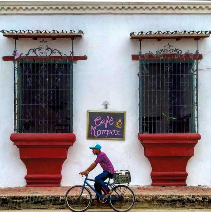 Cafe Mompox - Colonial House Apartment Exterior foto